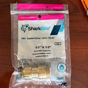 NWT 1- 1/2 X 1/2 straight straight coupling